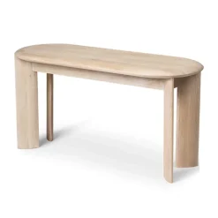 Banco Bevel 90 cm, Roble blanco aceitado