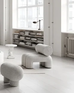 Banco Big Foot petit, Nubuck