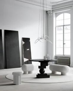 Banco Big Foot petit, Nubuck