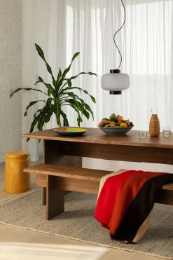 Banco Bookmatch 210 cm, Nogal