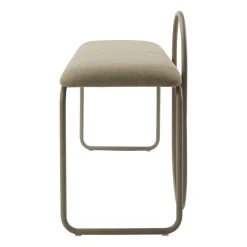 Banco bouclé Angui, Taupe