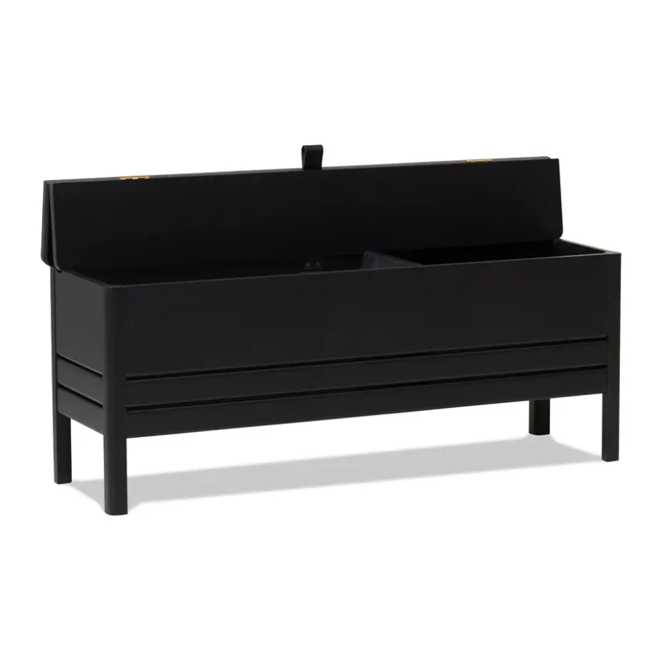 Banco con almacenamiento A Line 111 cm, Black
