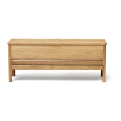 Banco con almacenamiento A Line 111 cm, Roble