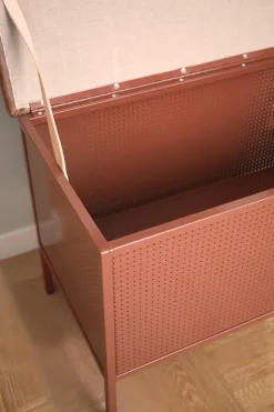 Banco con cajón Frank, Cinnamon-vintage cognac