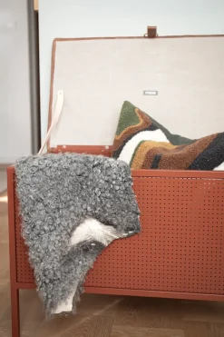 Banco con cajón Frank, Cinnamon-vintage cognac