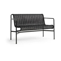 Banco con reposabrazos Palissade Cord Dining, Anthracite