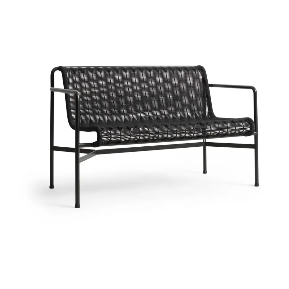 Banco con reposabrazos Palissade Cord Dining, Anthracite