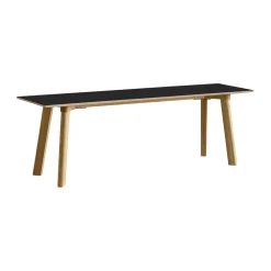 Banco CPH215 Deux 2.0, 140 cm, Black laminate-lacquered oak