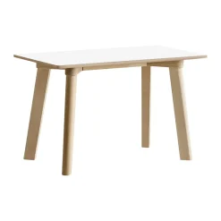 Banco CPH215 Deux 2.0, 75 cm, Pearl white-haya sin tratar