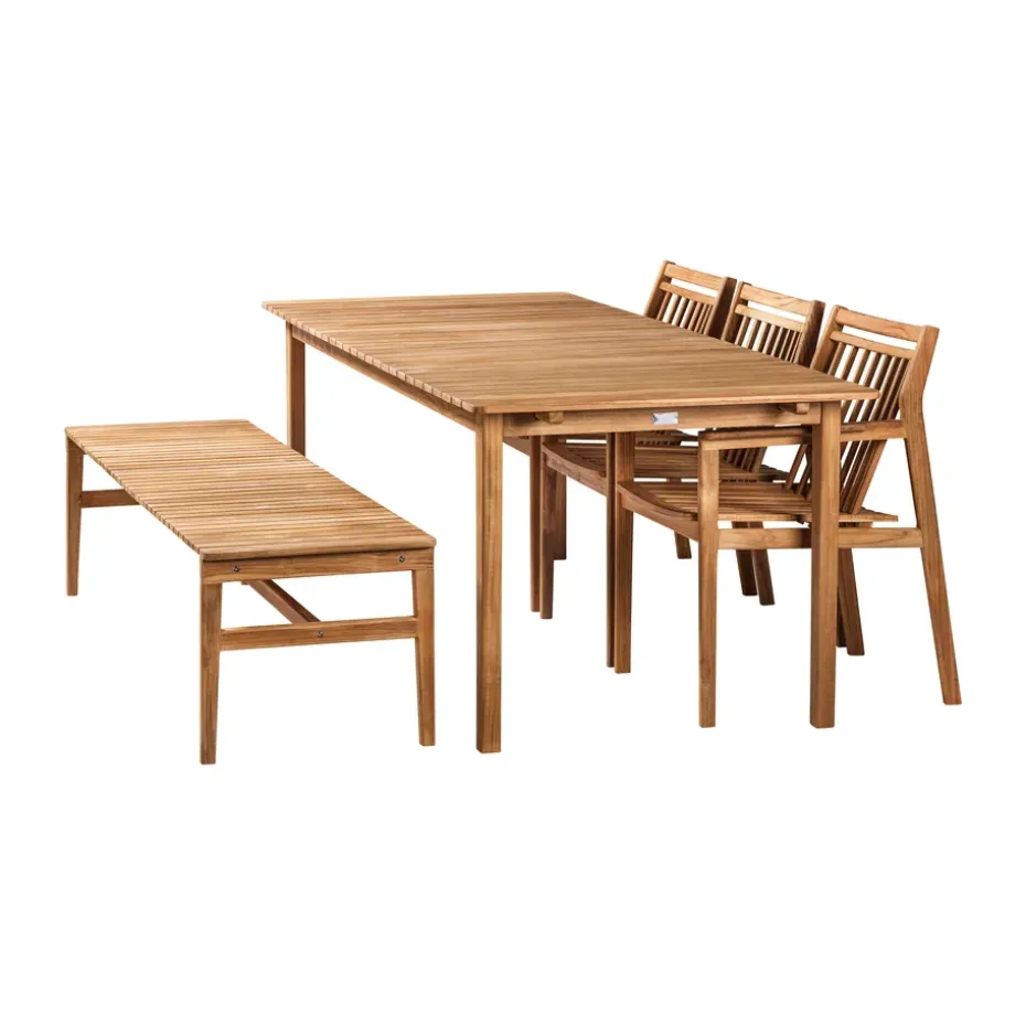 Banco de 3 plazas M10 Sammen, Teak-nature oiled