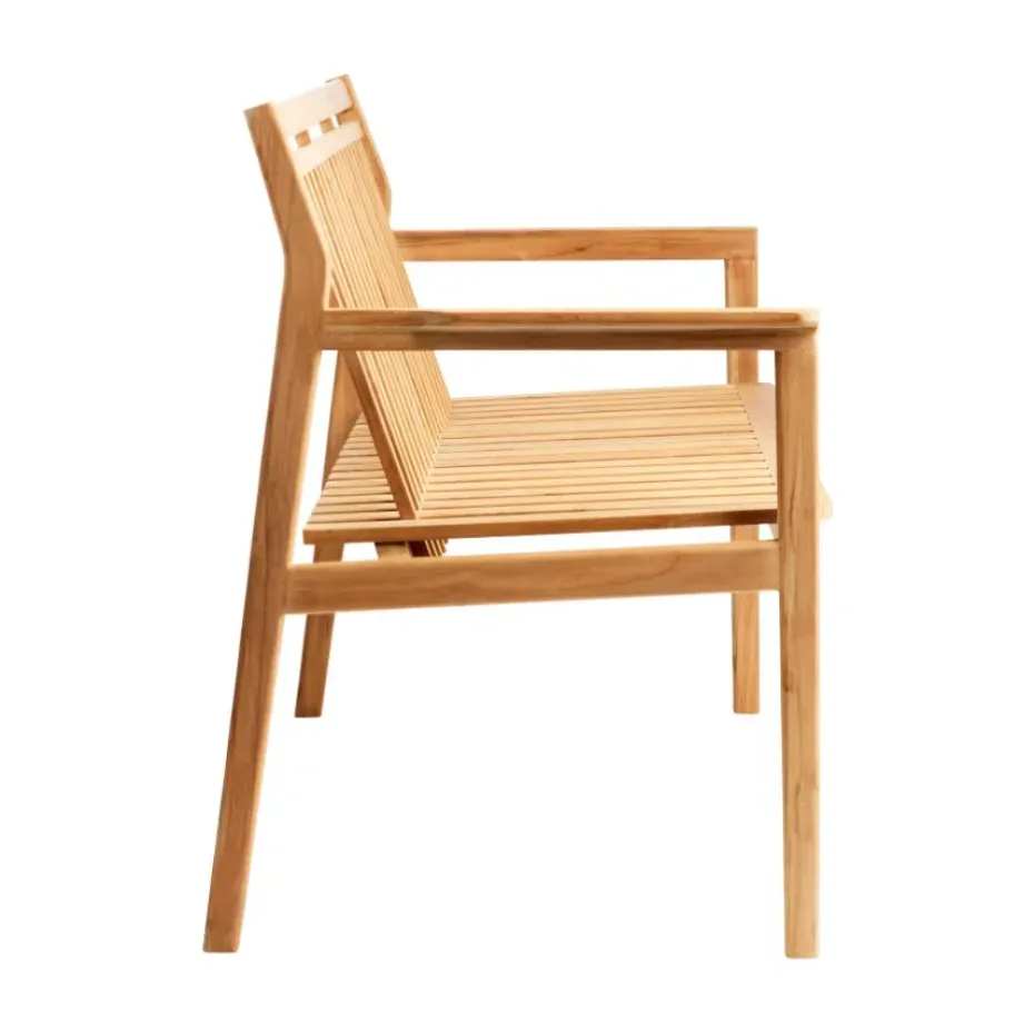 Banco de 2 plazas M12 Sammen, Teak-nature oiled