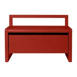 Banco de almacenamiento Little architect, Poppy Red, 60×30×41,2 cm