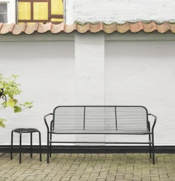 Banco de comedor Vig, Negro