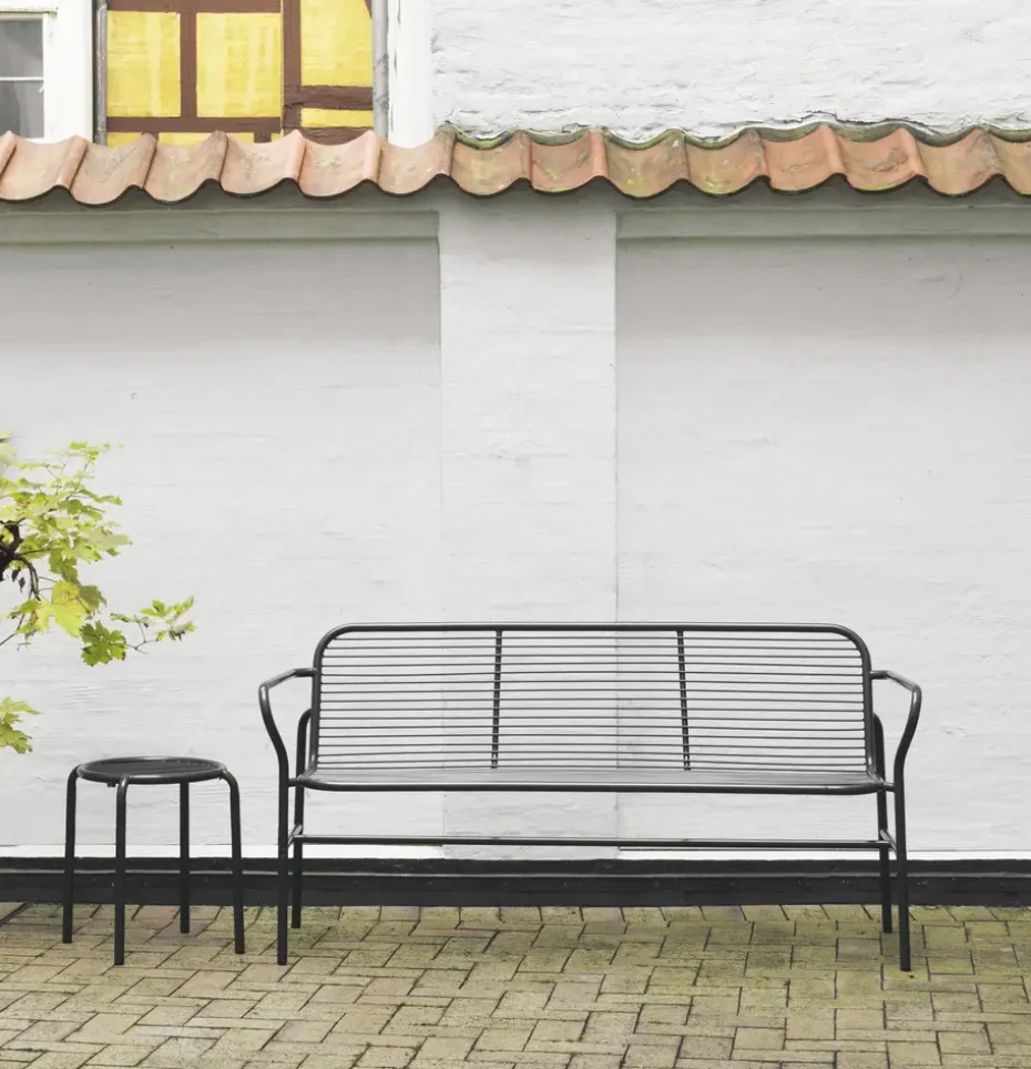 Banco de comedor Vig, Negro