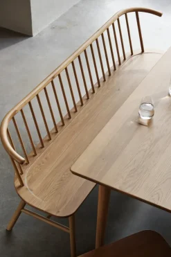 Banco de comedor VIOR, Roble lacado