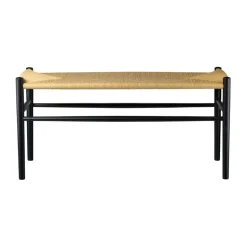 Banco J163 Piano, Oak black painted-nature