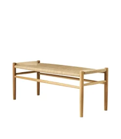 Banco J83B 37x100 cm, Oak nature lacquered-nature