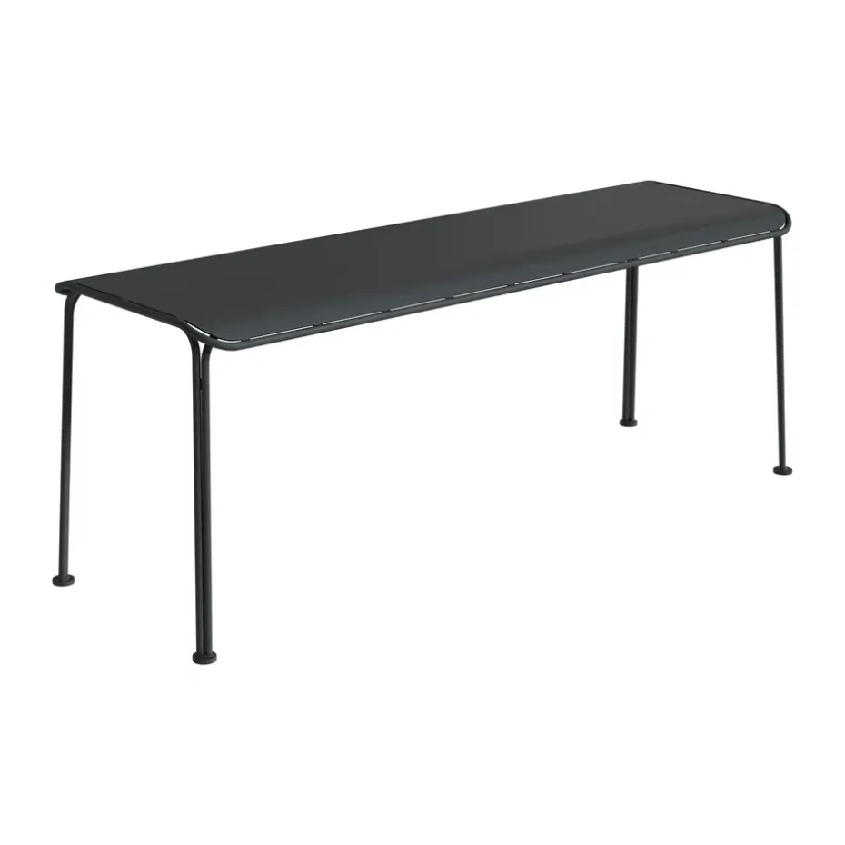 Banco Libelle, Gris grafito, 120 cm