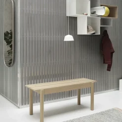 Banco Linear, roble, 110 cm