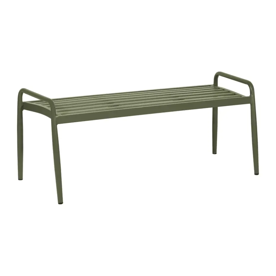 Banco Messina 51x124 cm, Moss green