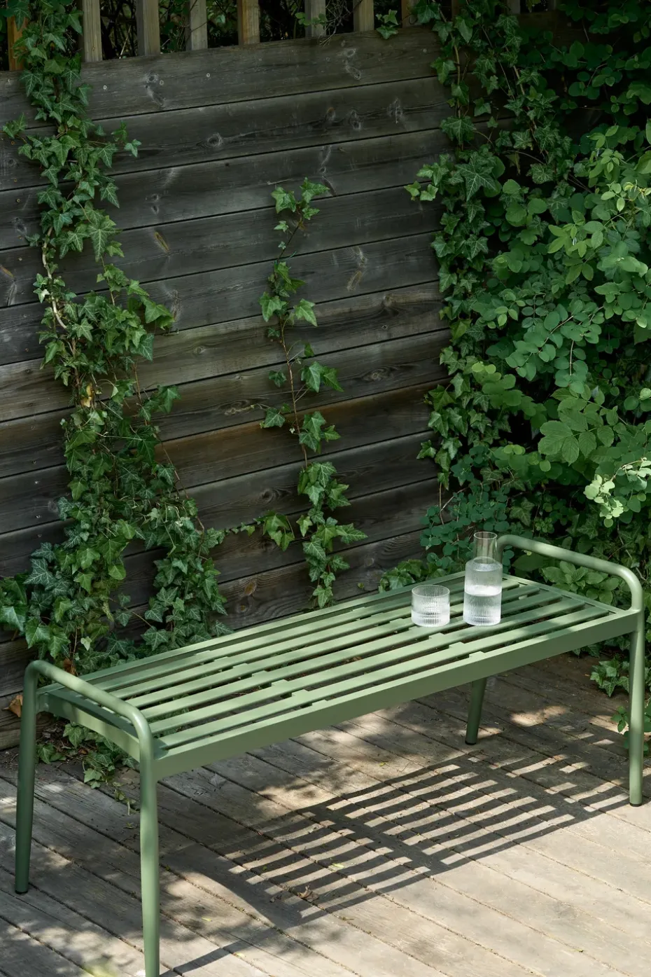 Banco Messina 51x124 cm, Moss green