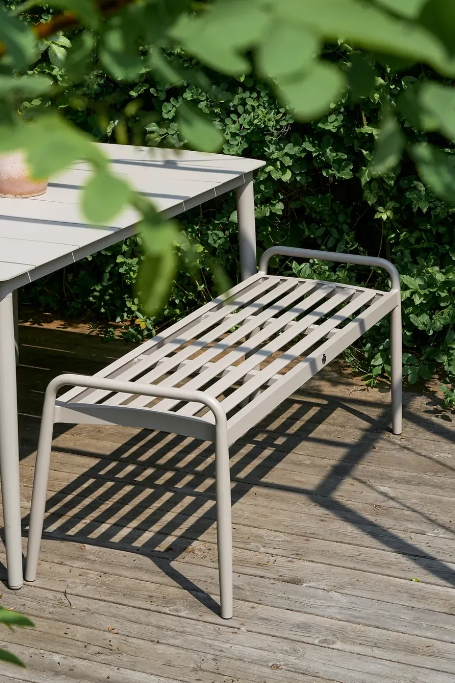 Banco Messina 51x124 cm, Taupe