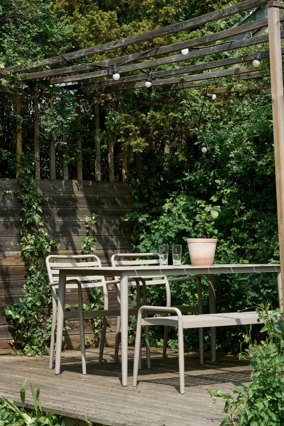 Banco Messina 51x124 cm, Taupe