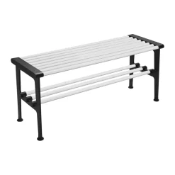 Banco Nostalgi 100 cm, Blanco-negro