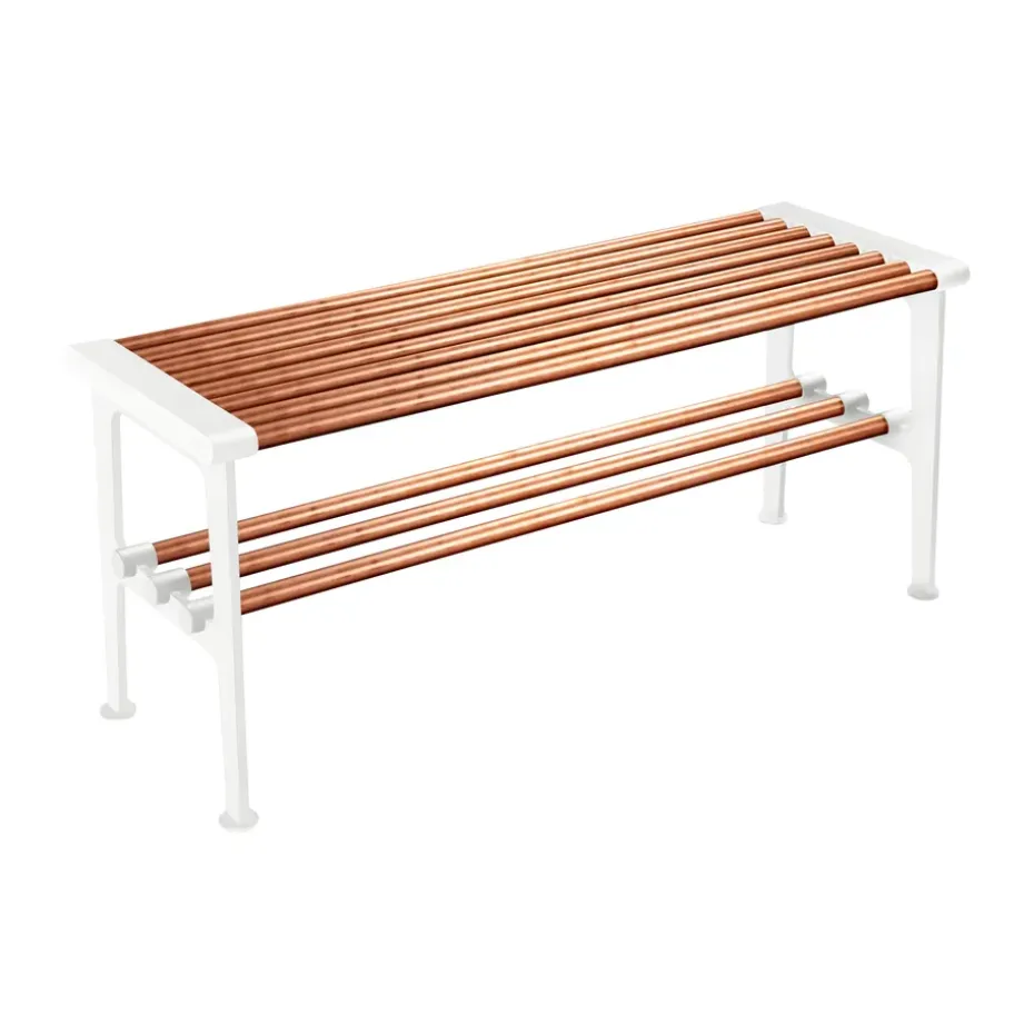 Banco Nostalgi 100 cm, Cobre-blanco