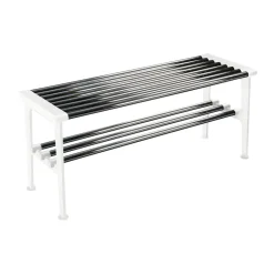 Banco Nostalgi 100 cm, Cromo-blanco