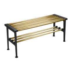 Banco Nostalgi 100 cm, Latón-negro