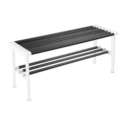 Banco Nostalgi 100 cm, Negro-blanco