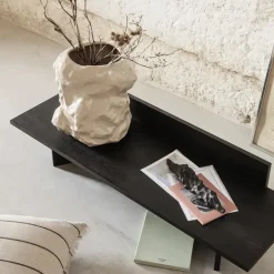 Banco Oblique, Natural oak