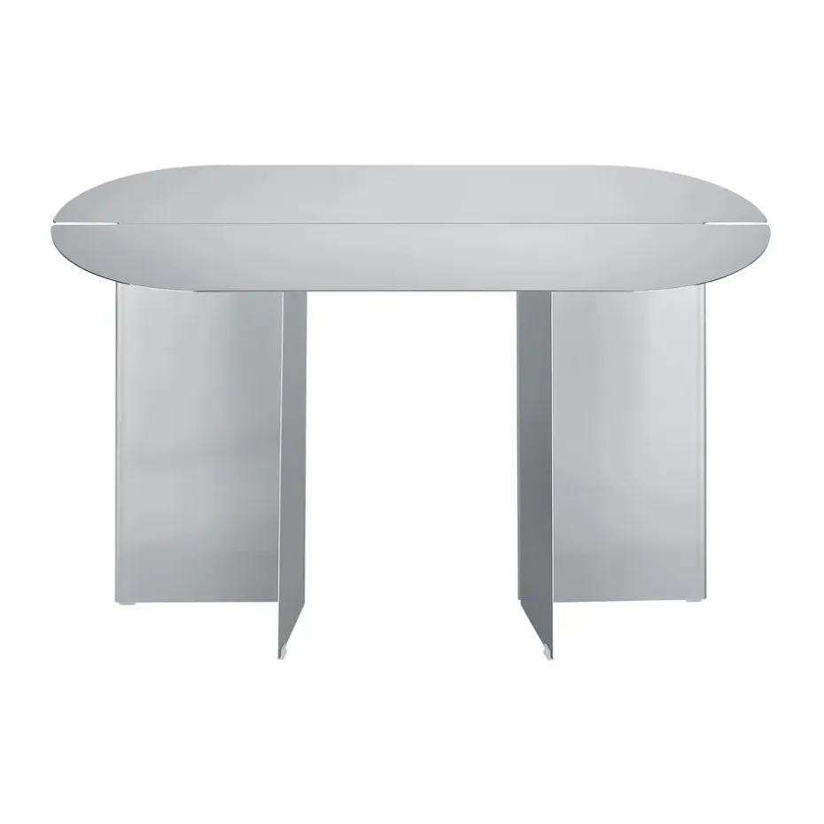 Banco ORU 80x45 cm, Acero inoxidable mate