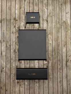 Banco para exteriores A-bench con estante de 45 cm, Black