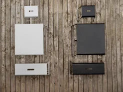 Banco para exteriores A-bench con estante de 45 cm, Black