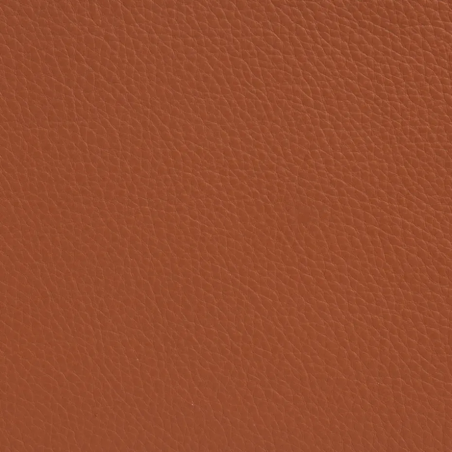 Banco Taburett, Cuero cognac–estructura cromada, 45 cm