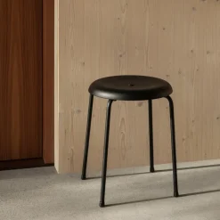 Banco Taburett, Negro, 45 cm