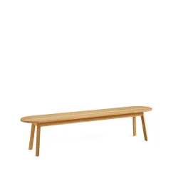 Banco Triangle Leg, roble aceitado, 200 cm