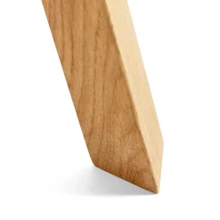 Banco Triangle Leg, roble lacado al agua, 150 cm