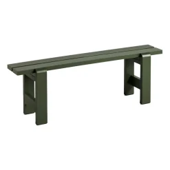 Banco Weekday 140x23 cm en pino lacado, Oliva
