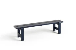 Banco Weekday 190x32 cm en pino lacado, Oliva