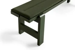 Banco Weekday 190x32 cm en pino lacado, Oliva