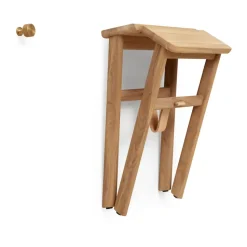 Banqueta Angle plegable, Roble