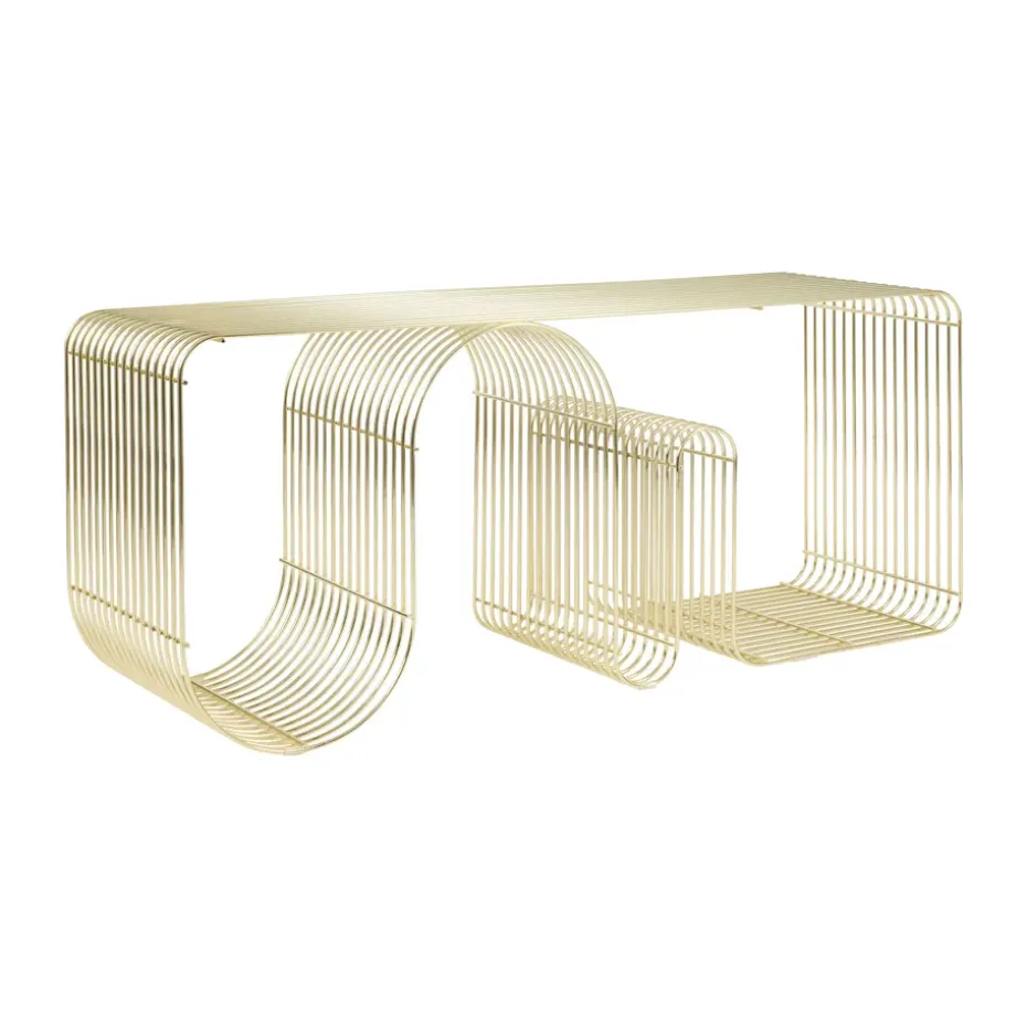 Banqueta Curva 100 cm, Oro