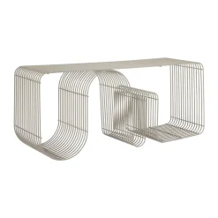 Banqueta Curva 100 cm, Taupe