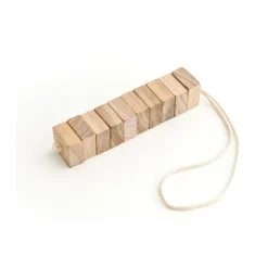 Bloque de fragancia Bosign de madera de cedro blanco con cuerda , 10-pack