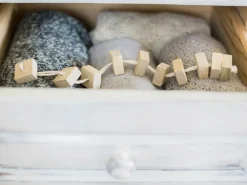 Bloque de fragancia Bosign de madera de cedro blanco con cuerda , 10-pack