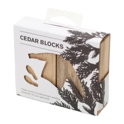 Bloque de fragancia Bosign de madera de cedro blanco , 4-pack
