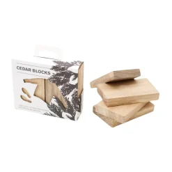 Bloque de fragancia Bosign de madera de cedro blanco , 4-pack